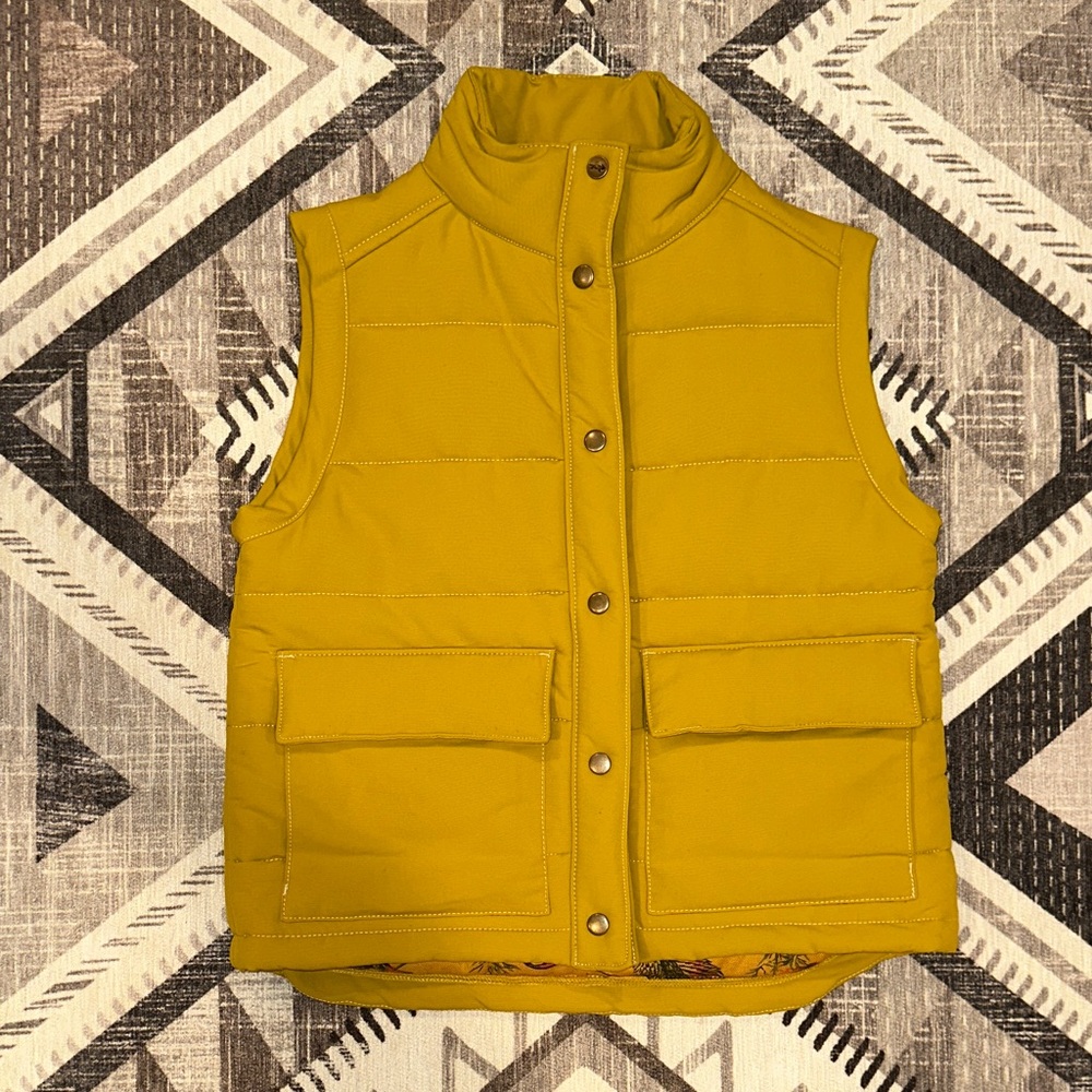 Toad&Co Yellow Puffer Vest